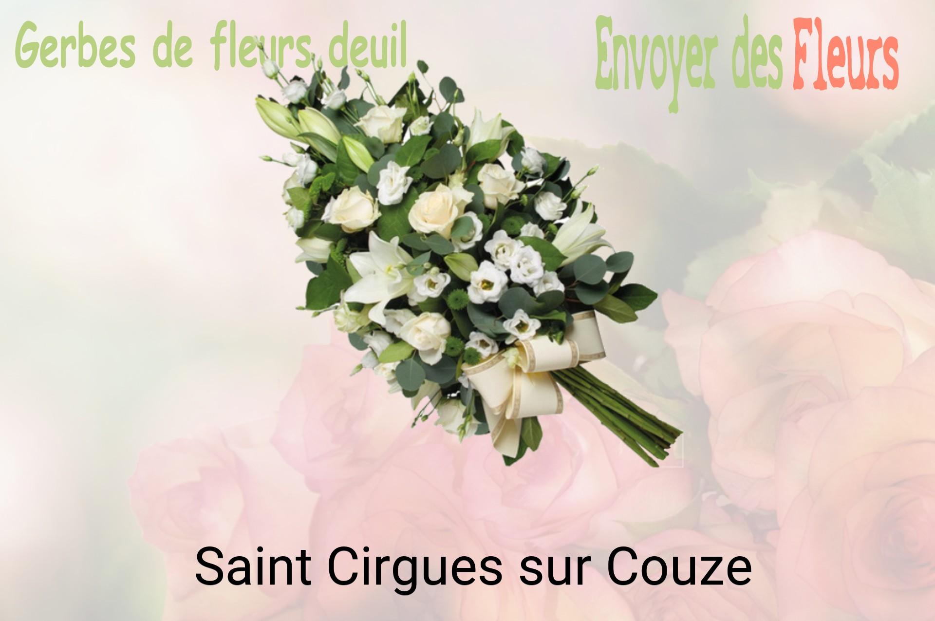 Gerbe de fleurs de deuil livrée à Saint-Cirgues-sur-Couze
